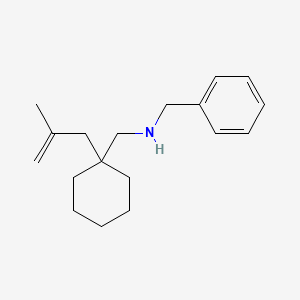 molecular formula C18H27N B14126002 N-Benzyl-1-(1-(2-methylallyl)cyclohexyl)methanamine 