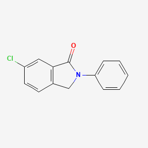 molecular formula C14H10ClNO B14126005 6-Chloro-2-phenylisoindolin-1-one 