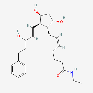 (Z)-7-[(1R,2R,3S,5S)-3,5-dihydroxy-2-[(E)-3-hydroxy-5-phenylpent-1-enyl]cyclopentyl]-N-ethylhept-5-enamide