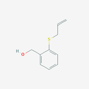 molecular formula C10H12OS B14126027 (2-Prop-2-enylsulfanylphenyl)methanol 