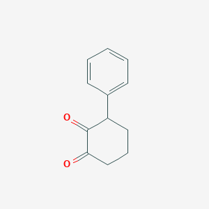 molecular formula C12H12O2 B14126117 3-Phenylcyclohexane-1,2-dione CAS No. 88974-64-5