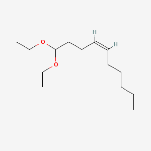 molecular formula C14H28O2 B14126129 4-Decene, 1,1-diethoxy-, (4Z)- CAS No. 73545-19-4