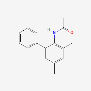 molecular formula C16H17NO B14126135 2-Acetamino-3,5-dimethylbiphenyl 