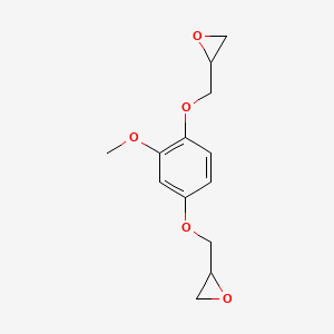 2-((2-Methoxy-4-[(oxiran-2-yl)methoxy]phenoxy)methyl)oxirane