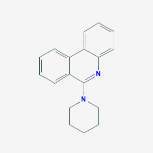 molecular formula C18H18N2 B14126220 6-(Piperidin-1-yl)phenanthridine 