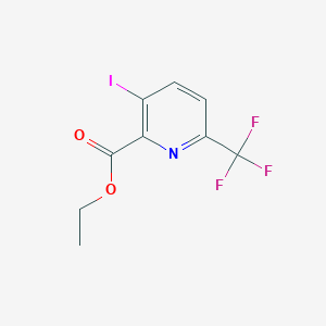 Ethyl 3-iodo-6-(trifluoromethyl)picolinate