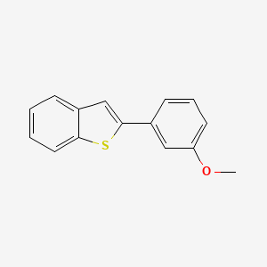 molecular formula C15H12OS B14126240 2-(3-Methoxyphenyl)benzo[b]thiophene 