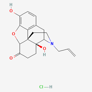 (4aS,12bS)-4a,9-dihydroxy-3-prop-2-enyl-2,4,5,6,7a,13-hexahydro-1H-4,12-methanobenzofuro[3,2-e]isoquinolin-7-one;hydrochloride