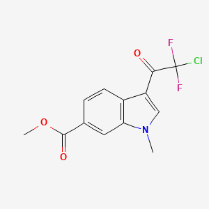 Methyl 3-(2-chloro-2,2-difluoroacetyl)-1-methyl-1H-indole-6-carboxylate