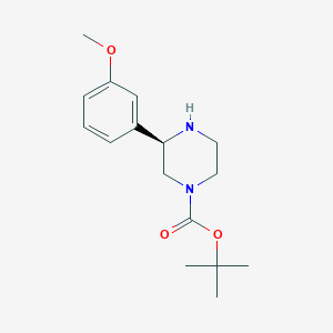 tert-Butyl (R)-3-(3-methoxyphenyl)piperazine-1-carboxylate