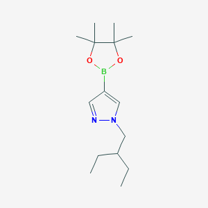 1-(2-Ethyl-butyl)-4-(4,4,5,5-tetramethyl-[1,3,2]dioxaborolan-2-yl)-1H-pyrazole