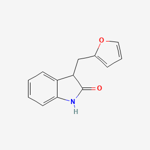 3-(furan-2-ylmethyl)-1,3-dihydro-2H-indol-2-one