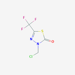 3-(Chloromethyl)-5-(trifluoromethyl)-1,3,4-thiadiazol-2(3H)-one