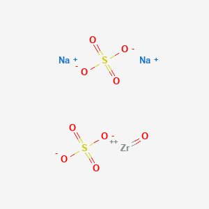 molecular formula Na2O9S2Zr B14126383 Zirconyl sodium sulphate CAS No. 24735-35-1