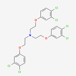 2-(3,4-dichlorophenoxy)-N,N-bis[2-(3,4-dichlorophenoxy)ethyl]ethanamine