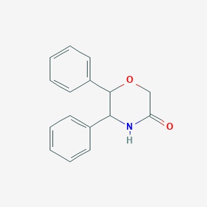 molecular formula C16H15NO2 B14126421 5,6-Diphenyl-morpholin-3-one 