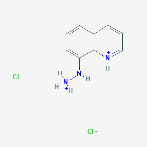 molecular formula C9H11Cl2N3 B14126437 8-Hydrazinoquinoline DiHCl 