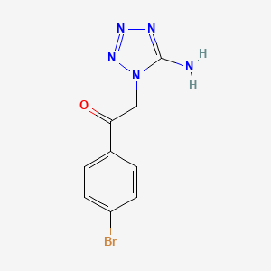 2-(5-amino-1H-tetrazol-1-yl)-1-(4-bromophenyl)ethanone