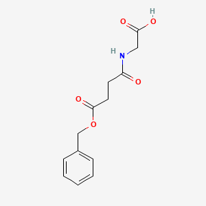 molecular formula C13H15NO5 B1412647 N-Carboxymethyl-succinamic acid benzyl ester CAS No. 2203016-49-1