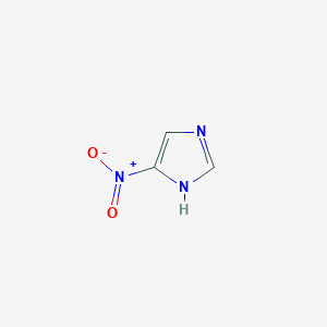 molecular formula C3H3N3O2 B141265 4-硝基咪唑 CAS No. 3034-38-6