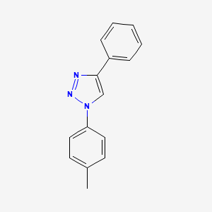 molecular formula C15H13N3 B14126522 1-(4-Methylphenyl)-4-phenyl-1H-1,2,3-triazole 