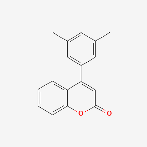 molecular formula C17H14O2 B14126529 4-(3,5-Dimethylphenyl)-2H-chromen-2-one 