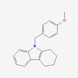 molecular formula C20H21NO B14126543 N-(4-methoxybenzyl)tetrahydrocarbazole 