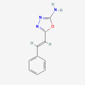 5-[(1E)-2-phenylethenyl]-1,3,4-oxadiazol-2-amine