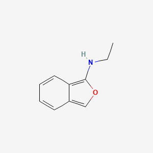 molecular formula C10H11NO B14126626 N-ethyl-2-benzofuran-1-amine 