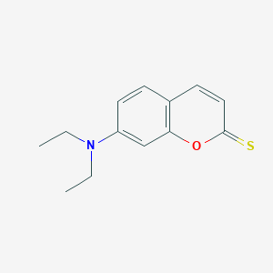 molecular formula C13H15NOS B14126654 7-(Diethylamino)-2H-chromene-2-thione 