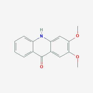 molecular formula C15H13NO3 B14126659 2,3-Dimethoxyacridin-9(10H)-one 