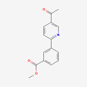 3-(5-Acetyl-pyridin-2-yl)-benzoic acid methyl ester