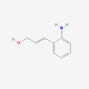 molecular formula C9H11NO B14126700 3-(2-aminophenyl)prop-2-en-1-ol 