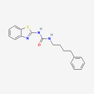 molecular formula C18H19N3OS B14126733 1-(Benzo[d]thiazol-2-yl)-3-(4-phenylbutyl)urea 