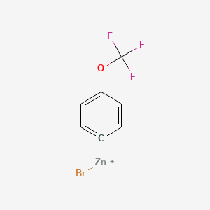 (4-(Trifluoromethoxy)phenyl)zinc bromide, 0.50 M in THF