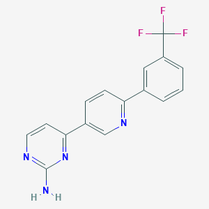 4-[6-(3-Trifluoromethylphenyl)-pyridin-3-yl]-pyrimidin-2-ylamine