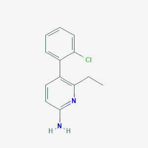 5-(2-Chlorophenyl)-6-ethylpyridin-2-amine