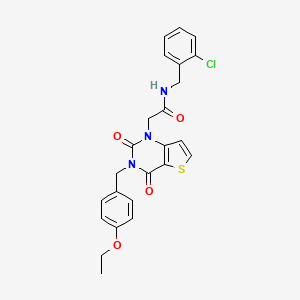 N-(2-chlorobenzyl)-2-(3-(4-ethoxybenzyl)-2,4-dioxo-3,4-dihydrothieno[3,2-d]pyrimidin-1(2H)-yl)acetamide