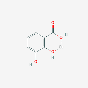 Hydroxy(2-hydroxybenzoato-O1,O2)copper