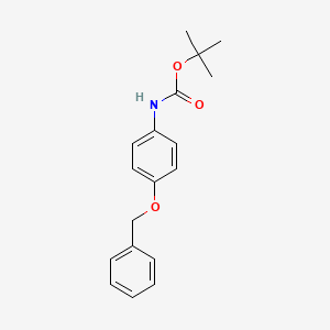 molecular formula C18H21NO3 B14126924 Tert-butyl N-[4-(benzyloxy)phenyl]carbamate 