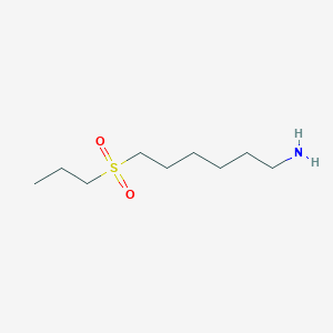 molecular formula C9H21NO2S B1412694 6-(Propane-1-sulfonyl)-hexylamine CAS No. 1863341-32-5