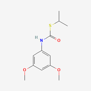 B14126964 S-Propan-2-yl (3,5-dimethoxyphenyl)carbamothioate CAS No. 89078-36-4