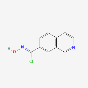 N-Hydroxyisoquinoline-7-carbimidoyl chloride
