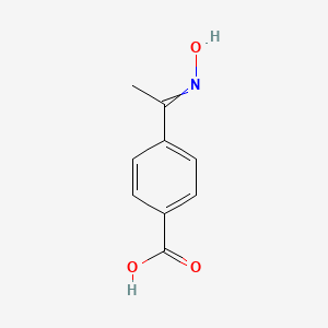 molecular formula C9H9NO3 B14127129 Benzoic acid, 4-[1-(hydroxyimino)ethyl]- 