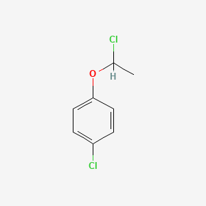 molecular formula C8H8Cl2O B14127136 1-Chloro-4-(1-chloroethoxy)benzene CAS No. 3769-30-0