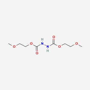 molecular formula C8H16N2O6 B14127197 1,2-Bis(2-methoxyethyl) 1,2-hydrazinedicarboxylate CAS No. 940868-65-5