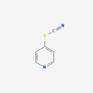 molecular formula C6H4N2S B14127213 4-Thiocyanatopyridine 