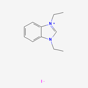 molecular formula C11H15IN2 B14127235 1,3-Diethylbenz imidazolium iodide 