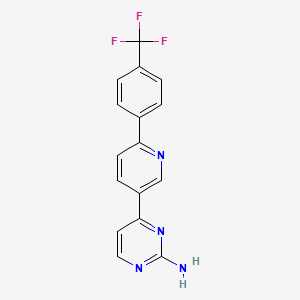 4-[6-(4-Trifluoromethylphenyl)-pyridin-3-yl]-pyrimidin-2-ylamine