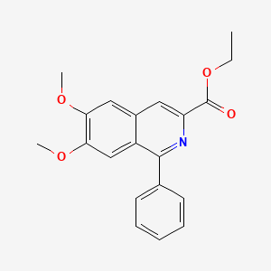 Ethyl 6,7-dimethoxy-1-phenylisoquinoline-3-carboxylate